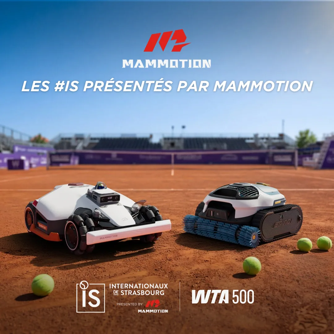 Mammotion robots presented at the Internationaux de Strasbourg